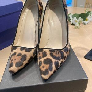 J Crew Collection leather and calf hair pumps.  In like new condition.  Size 8